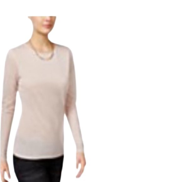 GUESS Shimmery Shiny Long Sleeve Tee Shirt‎ Size Large, Women's Fashion - Picture 1 of 16